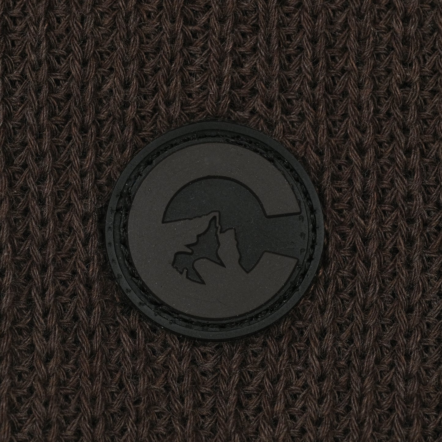 SHAKER KNIT BEANIE - CHOCOLATE BROWN