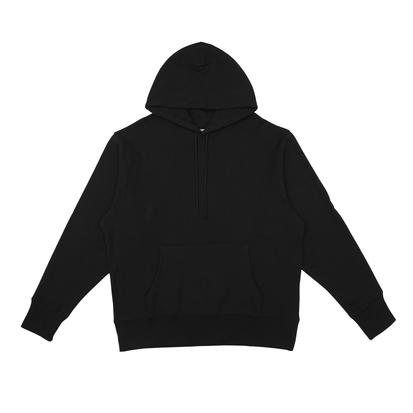 HEAVYWEIGHT HOODED SWEATSHIRT RELAXED FIT - BLACK