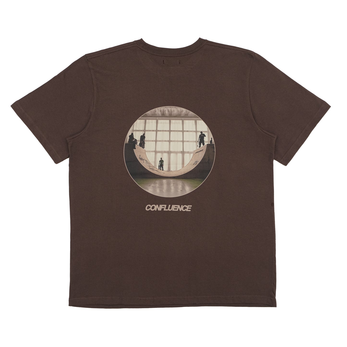 HEAVYWEIGHT 'FRONTIN' TEE - BROWN