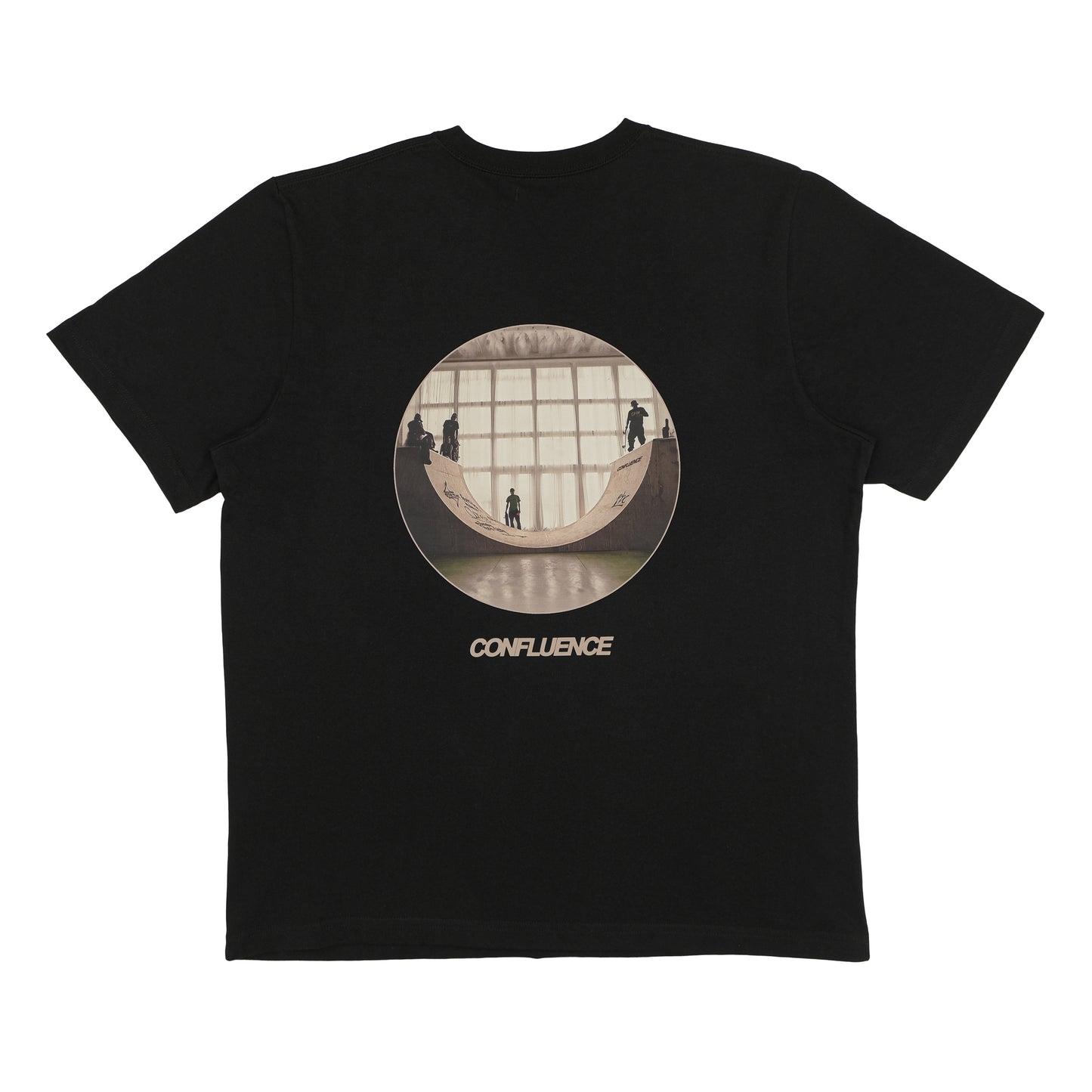 HEAVYWEIGHT 'FRONTIN' TEE - BLACK