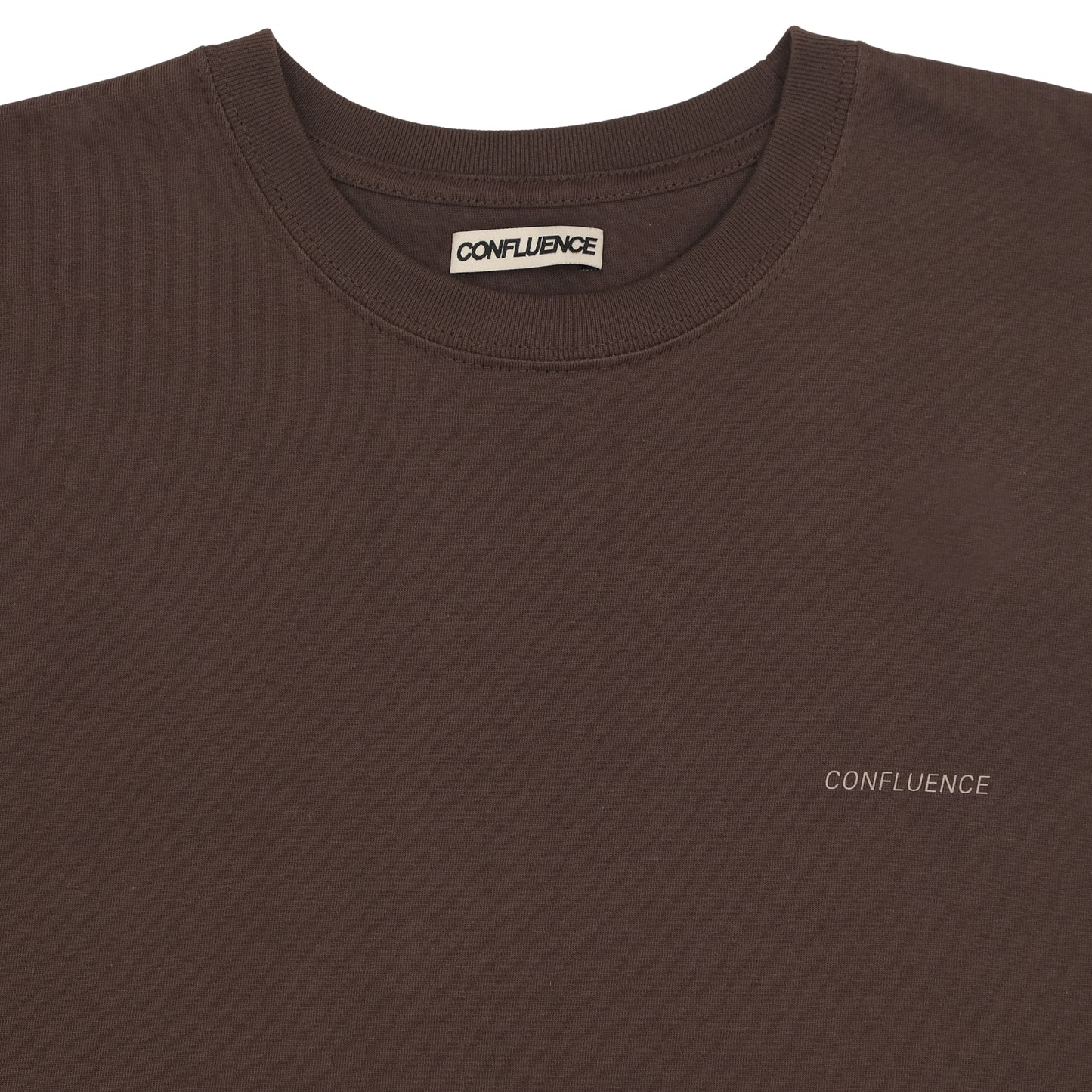 HEAVYWEIGHT 'FRONTIN' TEE - BROWN