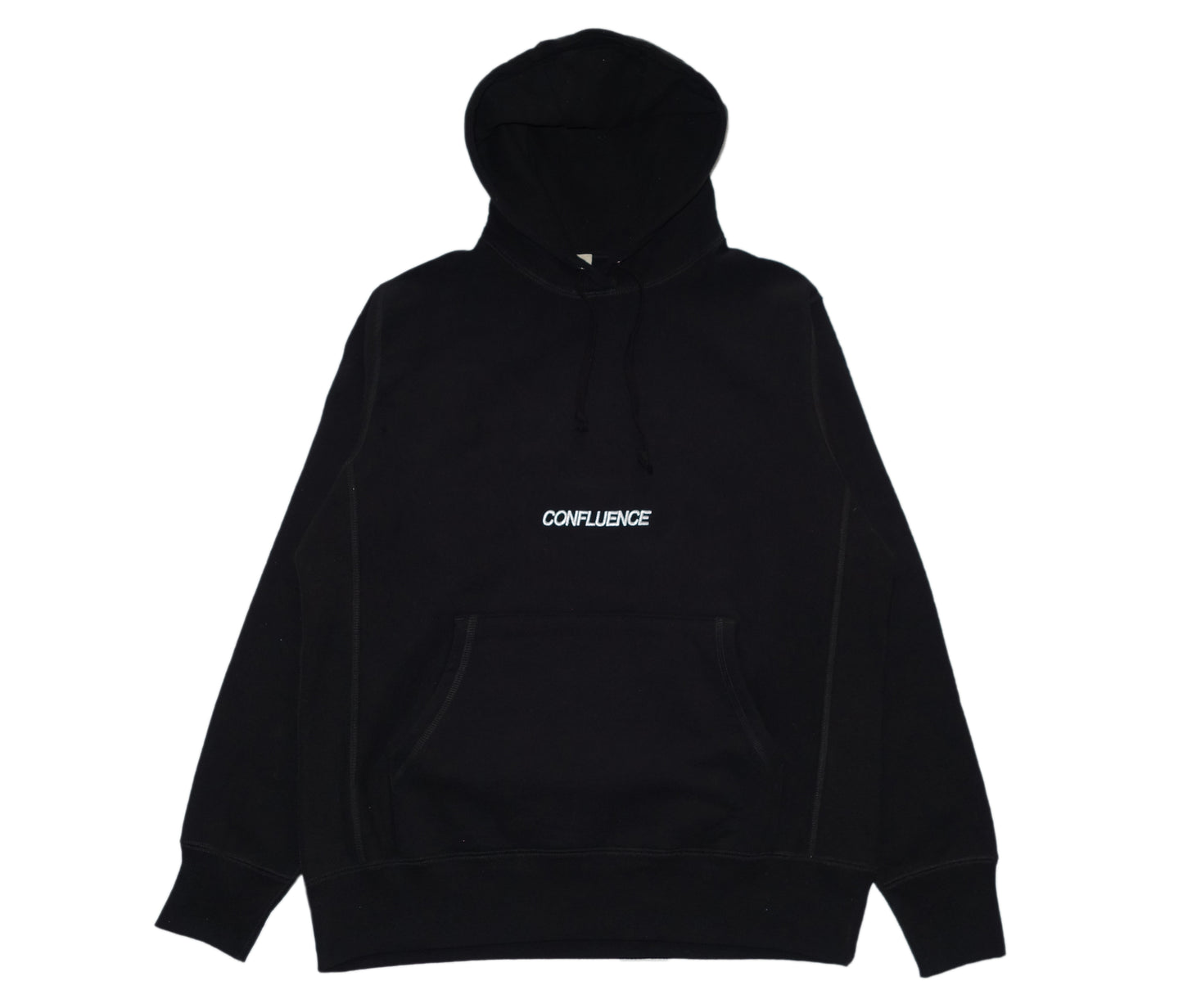 HEAVYWEIGHT HOODED SWEATSHIRT - BLACK