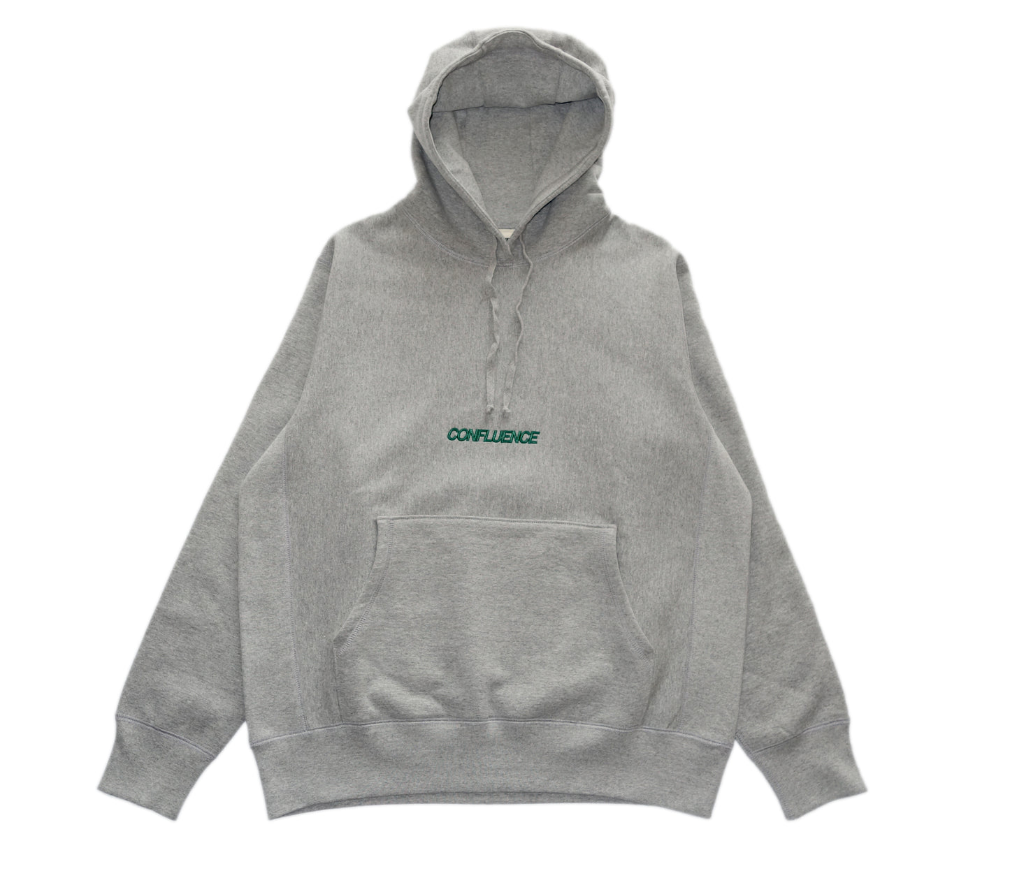 HEAVYWEIGHT HOODED SWEATSHIRT - HEATHER GREY