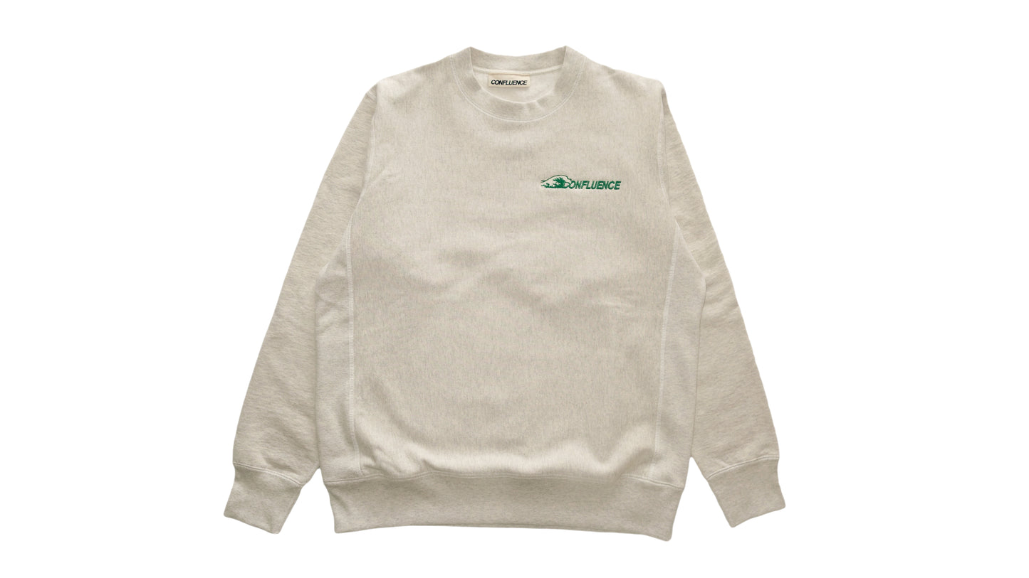 HEAVYWEIGHT CREWNECK SWEATSHIRT - HEATHER OATMEAL